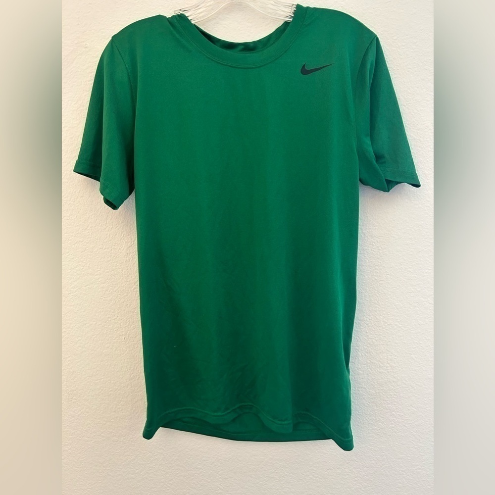 Nike Dri-Fit Small Green And Black Athletic Shirt